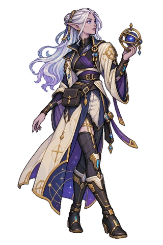 Elf: arcane researcher