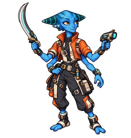 Worlanisi: space pirate and freelance scout