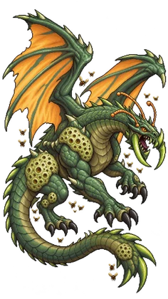 Pixel art of Adult Host Dragon