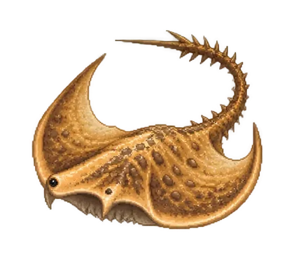 Pixel art of Dust Manta