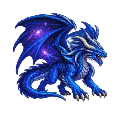 Pixel art of Adult Cosmic Dragon