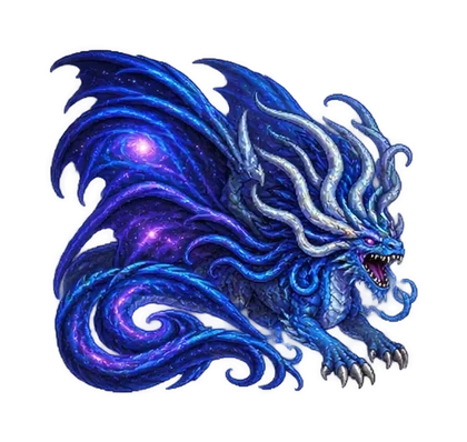 Pixel art of Ancient Cosmic Dragon