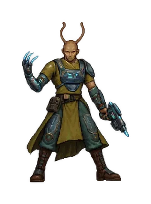 Pixel art of Emissary-class Infiltrator Robot