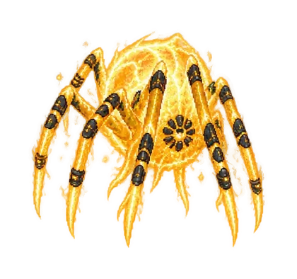 Pixel art of Illumantula