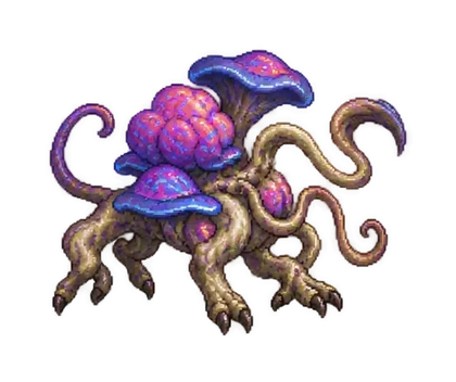 Pixel art of Psychic Fungus Harvester