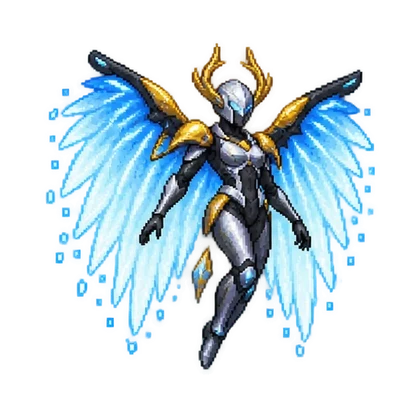 Pixel art of Barachius Angel