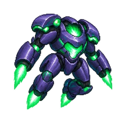 Pixel art of Animated Tech Armor