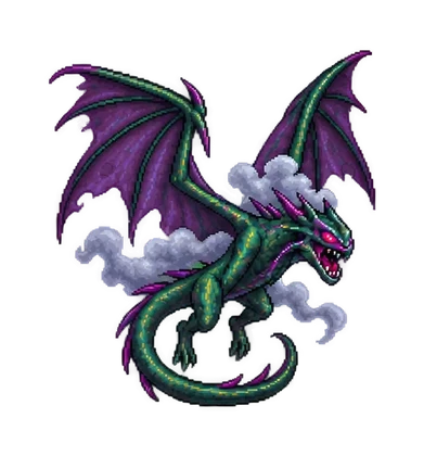 Pixel art of Blight Drake
