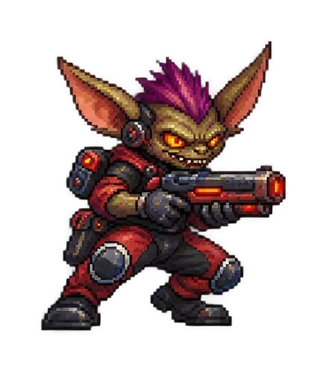 Pixel art of Clangit