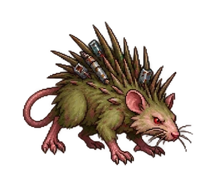 Pixel art of Scrap Rat