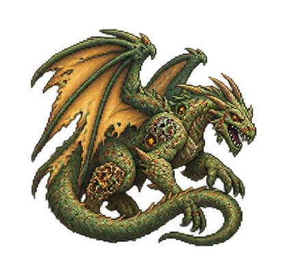 Pixel art of Ancient Host Dragon