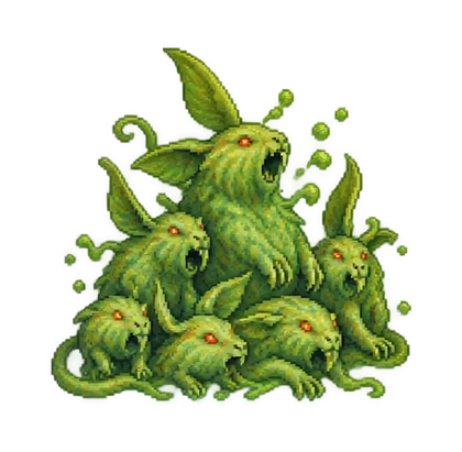 Pixel art of Cyanoscum Bloom