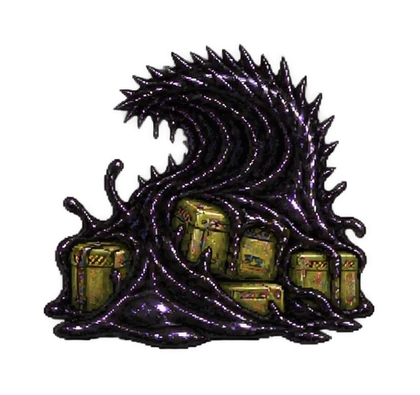 Pixel art of Ferrofluid Magneto-Cluster