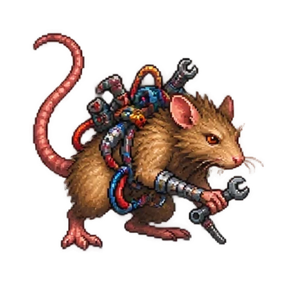 Pixel art of Tool Rat