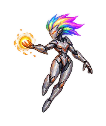 Pixel art of Iridia