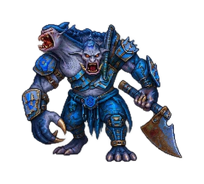 Pixel art of Mutant Troll