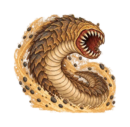 Pixel art of Dust Worm Augur
