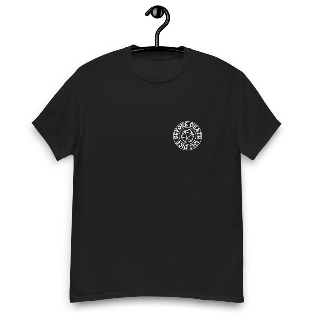 death circle tshirt front mock